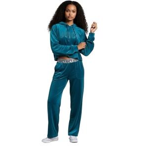 Y2K Juicy Couture RetroTrack Suit Crystal set SZ M